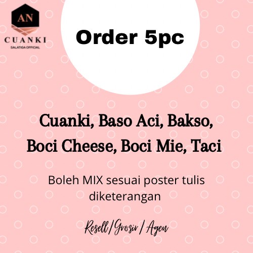 

Baso Aci Mix 5pc bebas pilih sesuai poster - BARU