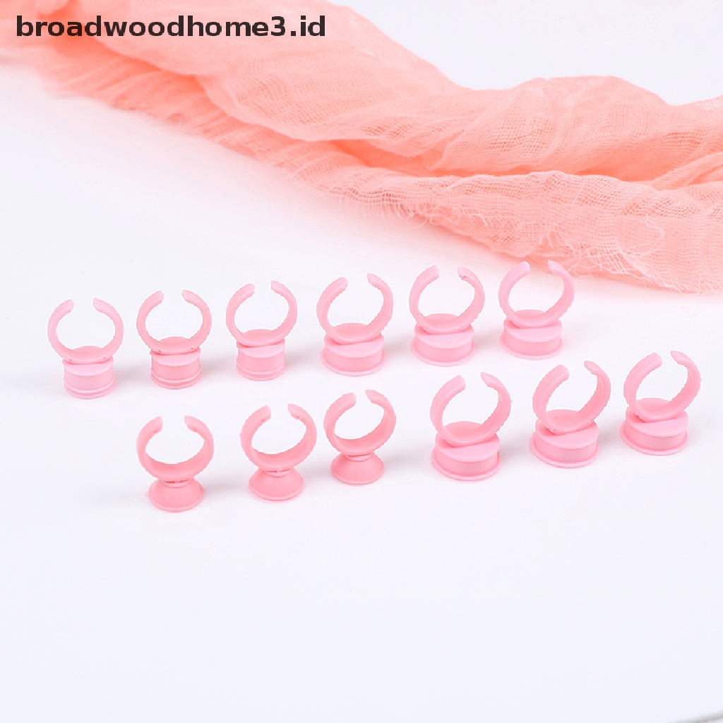 100pcs Cincin Cup Tinta Tato Permanen Sekali Pakai