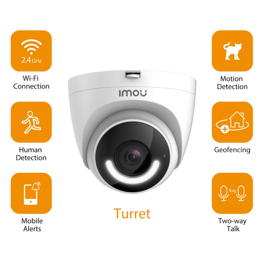 CCTV Imou Turret Indoor / Outdoor Wireless IP Camera IP67 Weatherproof GARANSI RESMI