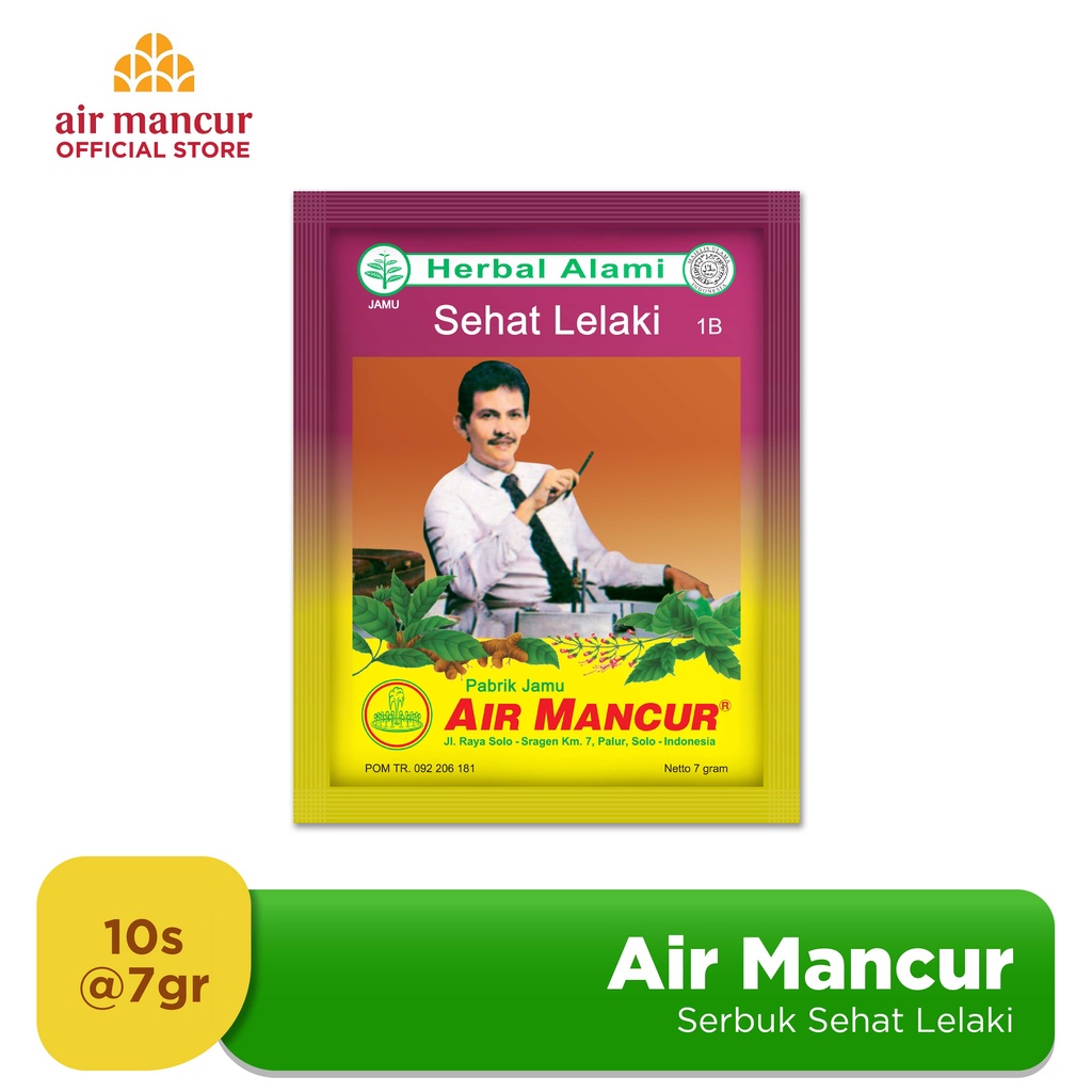 

Air Mancur Jamu Serbuk Sehat 10x7gr - Menyegarkan Badan