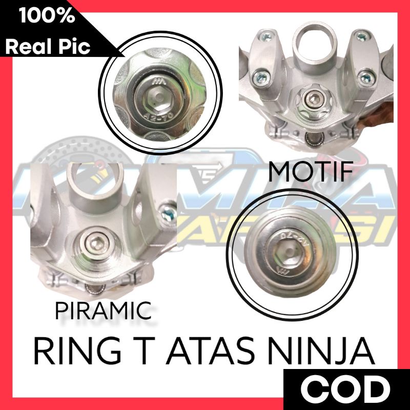 Manisan Ring T Atas Shock Ring T Atas Sekok Ninja Baut 14 manisan Ring atas T Ninja