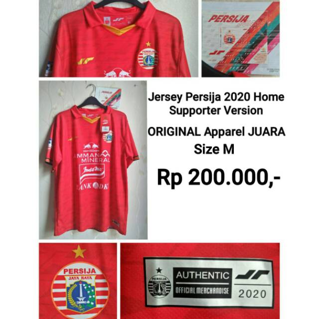 Jersey Persija Jakarta 2020 Home Supporter Version