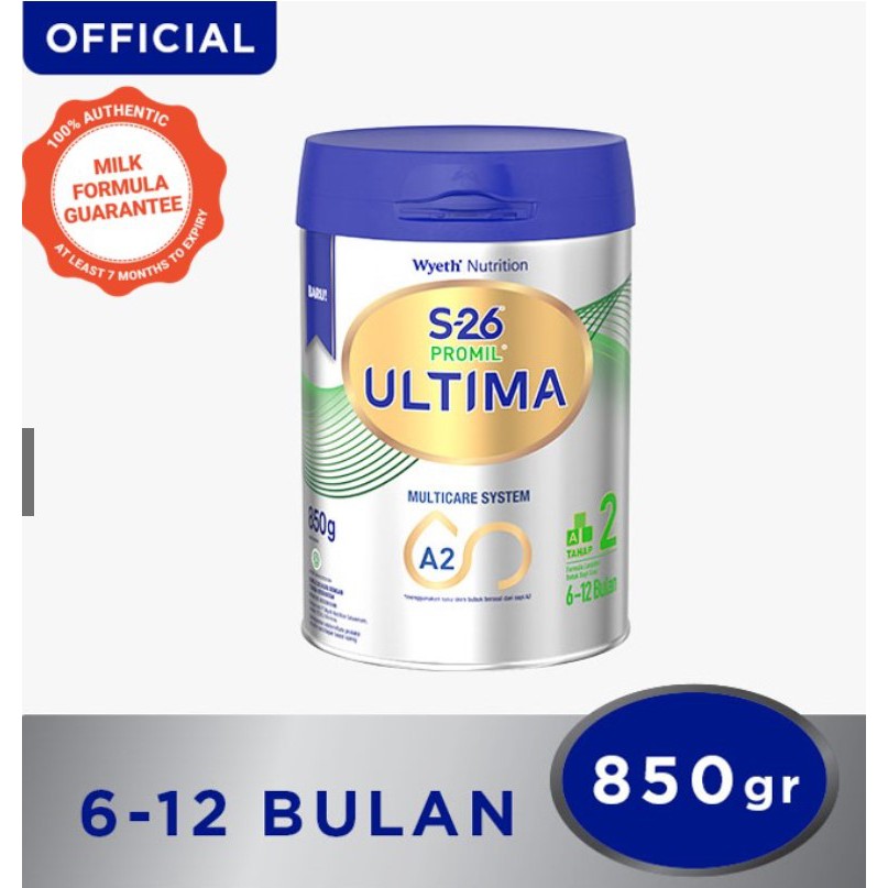 S26 Ultima Promil TAHAP 2 850 gr Susu Formula