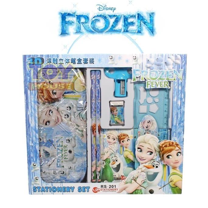 

Set Perlengkapan ATK Alat Tulis Sekolah Anak Frozen RS-201
