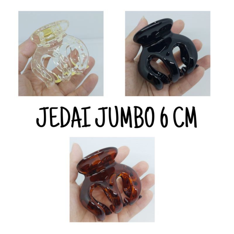 JEPITAN RAMBUT JEDAI JUMBO 6 CM ORI BANGKOK (CAKAR 3 / 5)