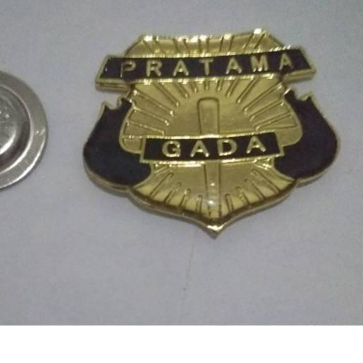 Diskon KODE-770 Pin bross wing lencana aksesoris kewenangan Gada Pratama Security Satpam Magnet ku