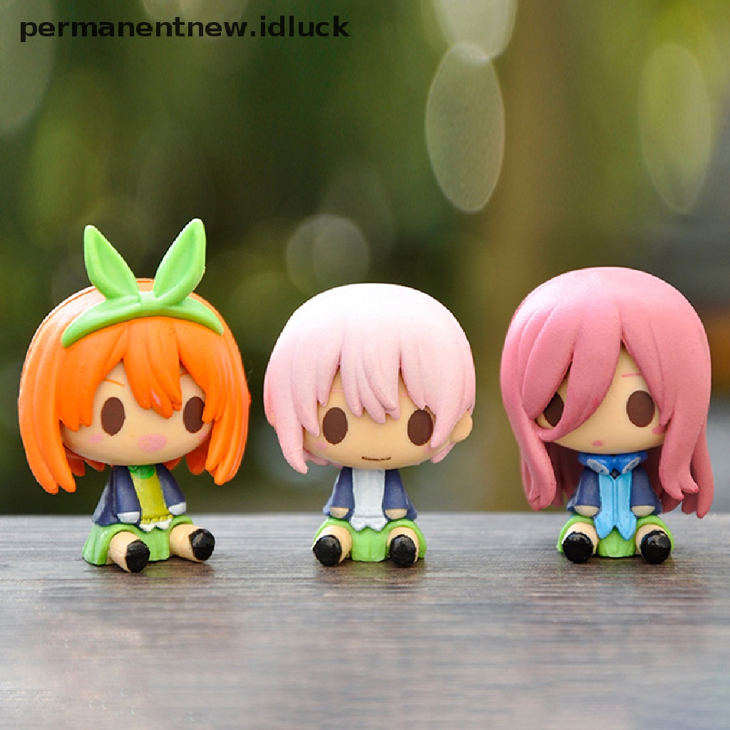 5pcs Mainan Action Figure Model Kartun Anime The Quintessential Quintuplets Untuk Hadiah