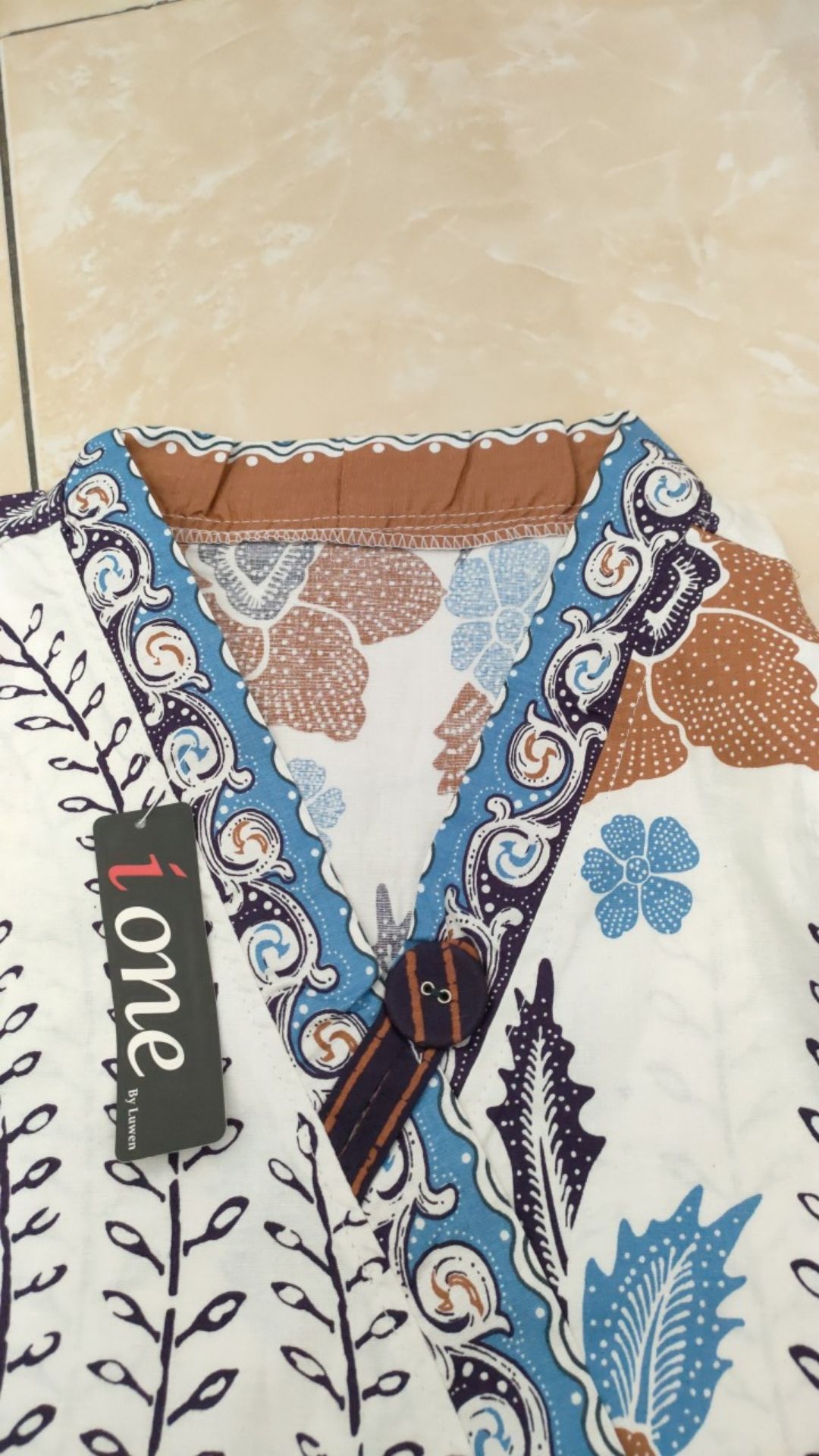 Aria - Long Kyoto Top / Atasan Batik Wanita Lengan Panjang