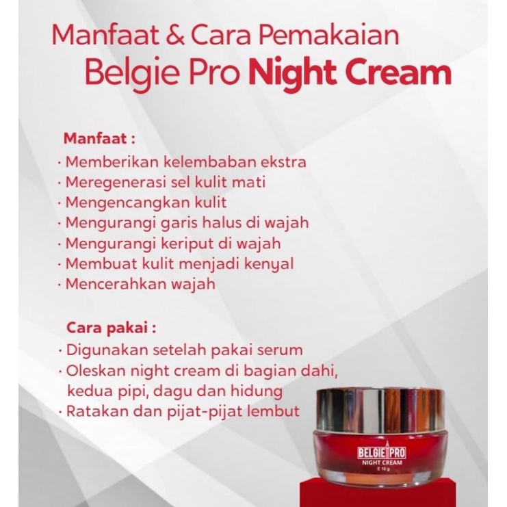 Belgie Pro Night Cream