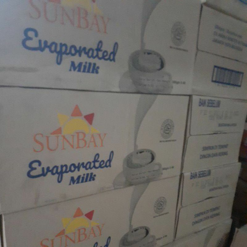 sunbay evaforated milk 380g ( 1 karton )