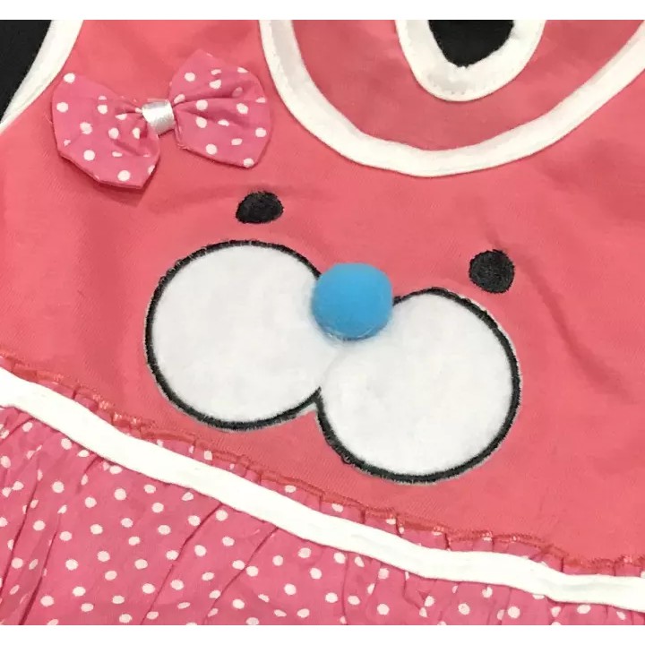 Babysmart - PLANET KIDS Dress Ballon DOGGY Baju bayi perempuan usia 0-12 bulan/Pakaian anak cewek