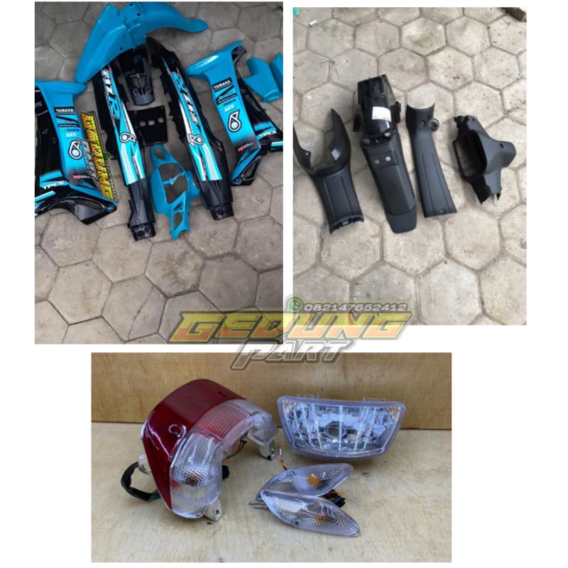 Cover Body Fizr Fiz r Petronas Hitam Toska Full Set Bodi Halus Yamaha Fiz r Petronas