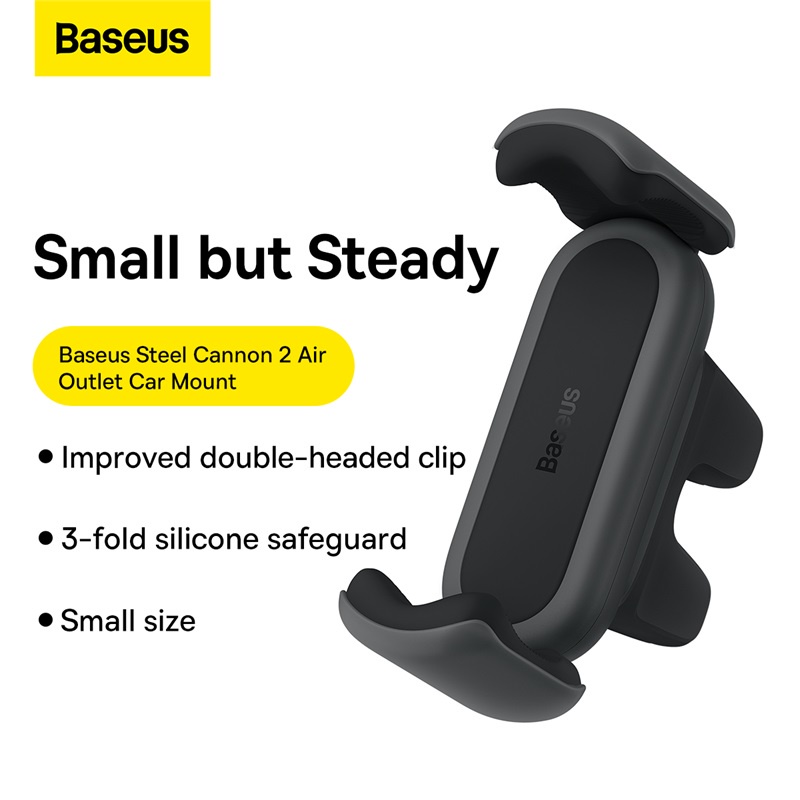 Baseus Steel Cannon Universal Car Mount Holder Air Vent Phone Holder Mobil