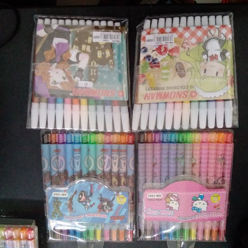 

rotating crayons cair isi 12 colour