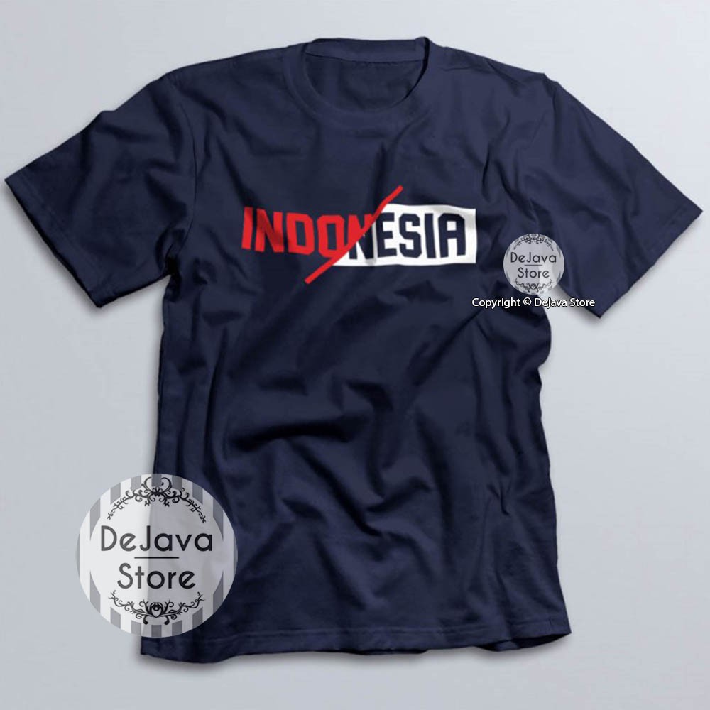 Kaos Distro Indonesia Kotak Garis Baju Kemerdekaan Agustus Cotton Combed 30s Unisex Premium | 4379-2