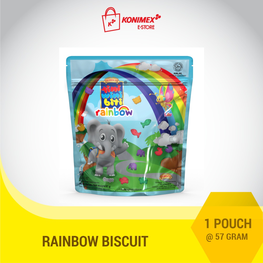 

Tini Wini Biti Rainbow Biskuit Anak Imut Enak Bergizi 57gr