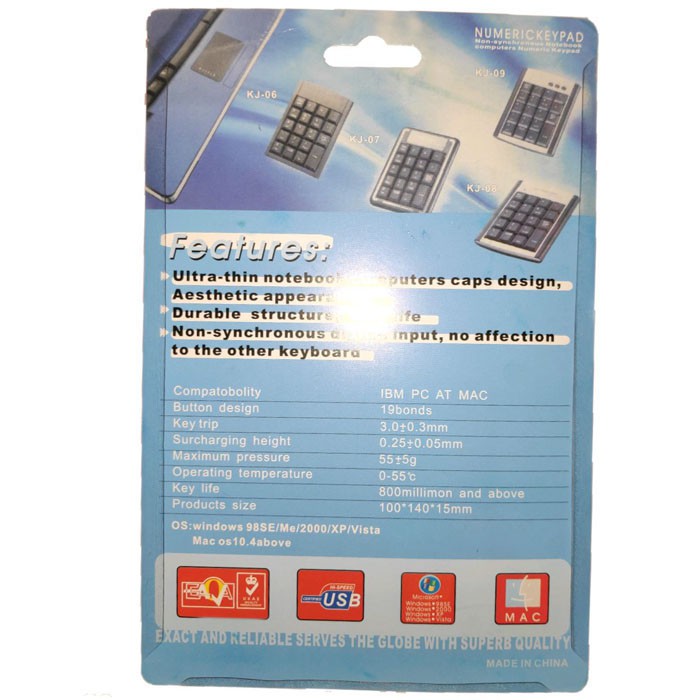 Keyboard Numeric / Numerik USB / Numpad