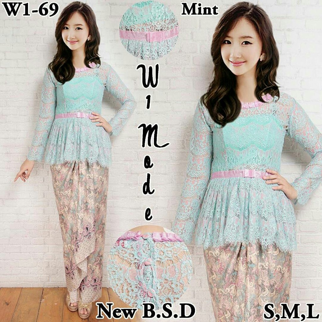 SALE OBRAL WIMODE  KEBAYA FULL PURING KEBAYA MODERN(BISA COD) /KEBAYA WISUDA LAMARAN/RUMAH KEBAYA BANDUNG RUMAH SONGKET BANDUNG