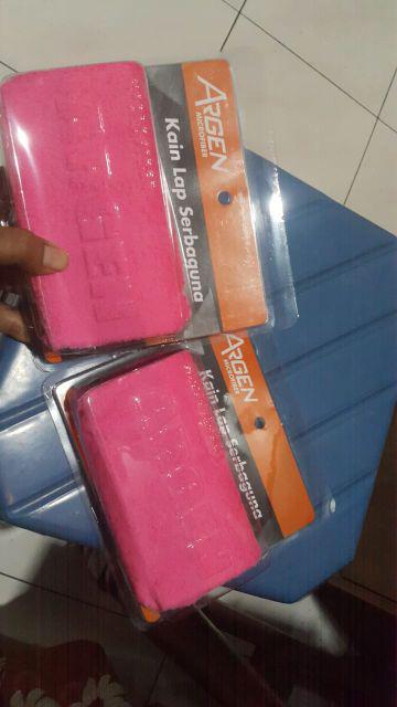 Kain Lap Microfiber 35 X 35 Cm Berwarna Dual Side