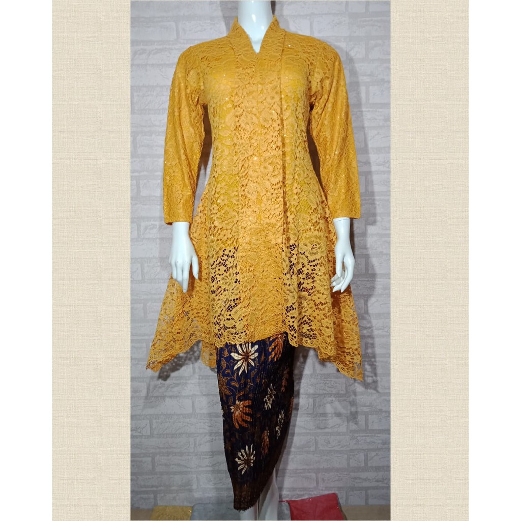 DIR&gt; SET KEBAYA BROKAT KARTINI - KEBAYA BRUKAT MODERN - BAJU KEBAYA BRUKAT - PAKAIAN BRUKAT WANITA