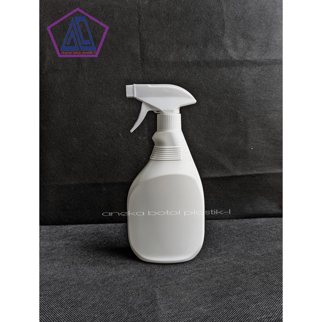 BOTOL KISPRAY 500ML HDPE PUTIH - BOTOL KOSONG 500 ML