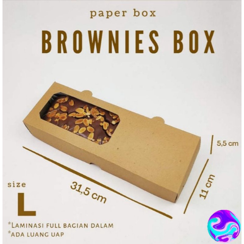 

Box Brownies Size L 1Pack isi 20pc