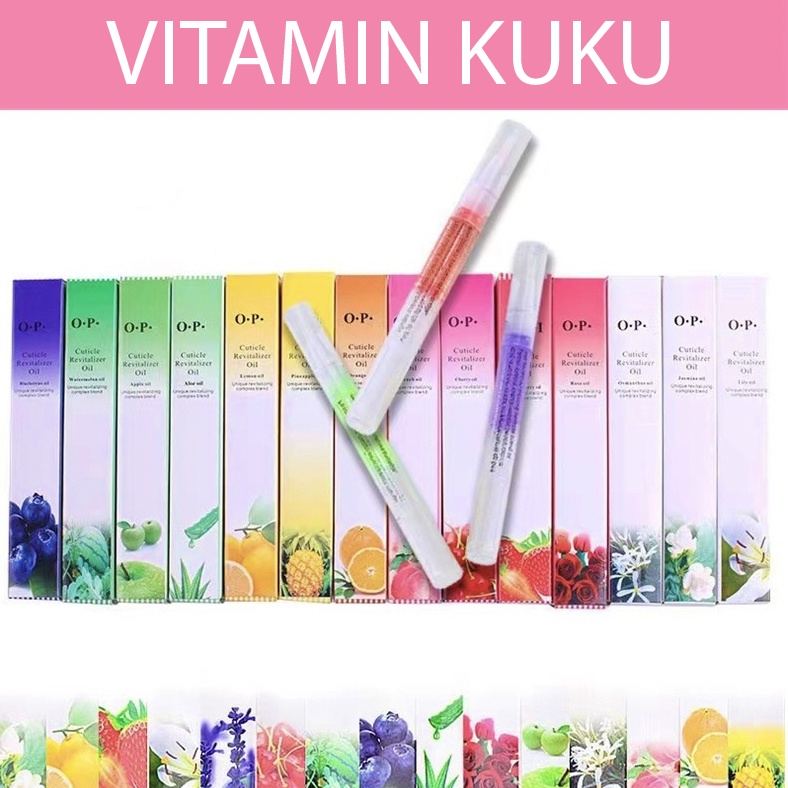 Manicure Pen Vitamin Kuku Pedicure Cuticle Oil Vitamin Kuku KU005