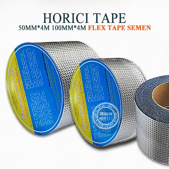 ASLI FULL【VARIAN LENGKAP】Aluminium Foil Butyl Rubber Waterproof Tape / Lakban aluminium Anti Bocor / FLEX TAPE SEMEN