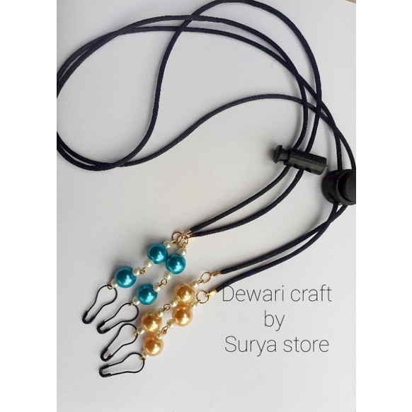 strap masker 2 in 1 mutiara