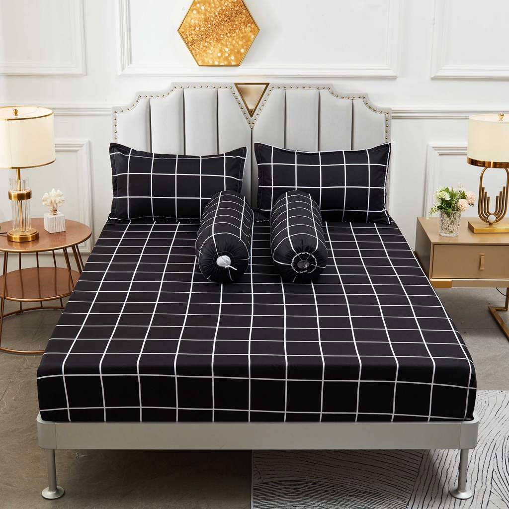 SPREI KATUN SET -WEMARRY SARUNG SEPREI SET 2B2G Ukuran 180x200/160x200/120x200cm COD