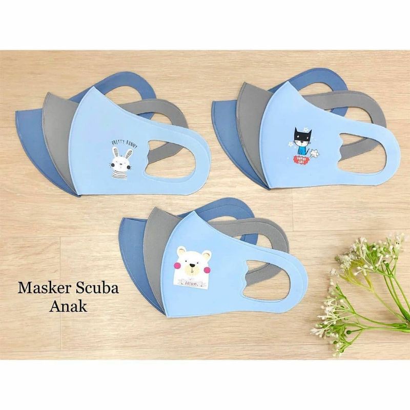 Masker Scuba Anak motif