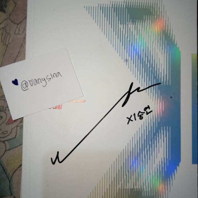 Album X1 bisang version (Signed cho seungyoun)