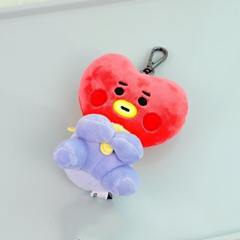 Kpop Bt21 Mainan Gantungan Kunci Boneka &amp; BONEKA TEDDY BEAR MINI