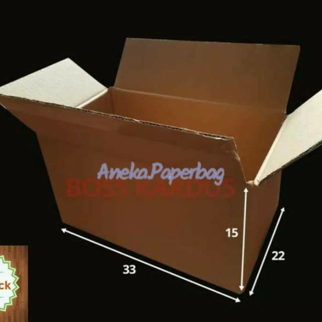 

Kardus Dus Box Karton Kerdus 33x22x15 Medium Sedang Packing Pindahan Kemasan MIN 10PCS Best Seller