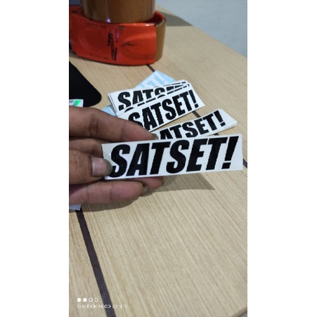 sriker SATSET! stiker cutting motor viral