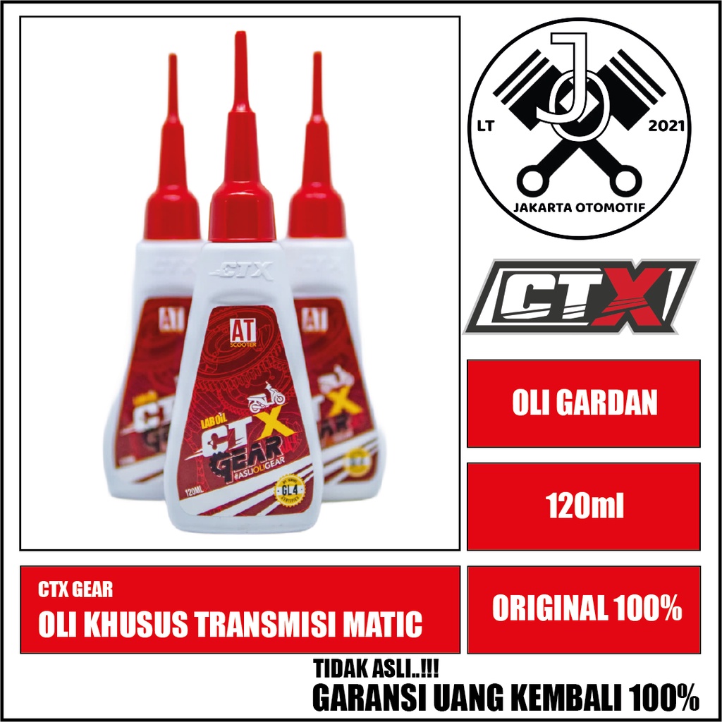 CTX GEAR - Oli Gardan Motor Matic 120ml