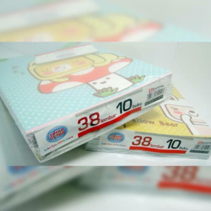 

Buku Tulis Sinar Dunia / SIDU 38 Lembar (10 buku) EKSLUSIF