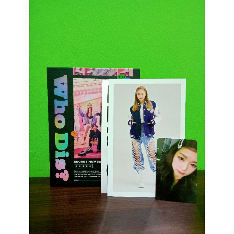 Album Only dan Photocard Secret Number - Who Dis? (Unsealed)