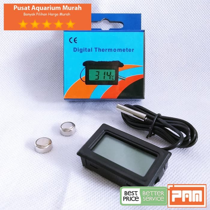 SENSITIF Termometer Digital Aquarium Akuarium Untuk Air