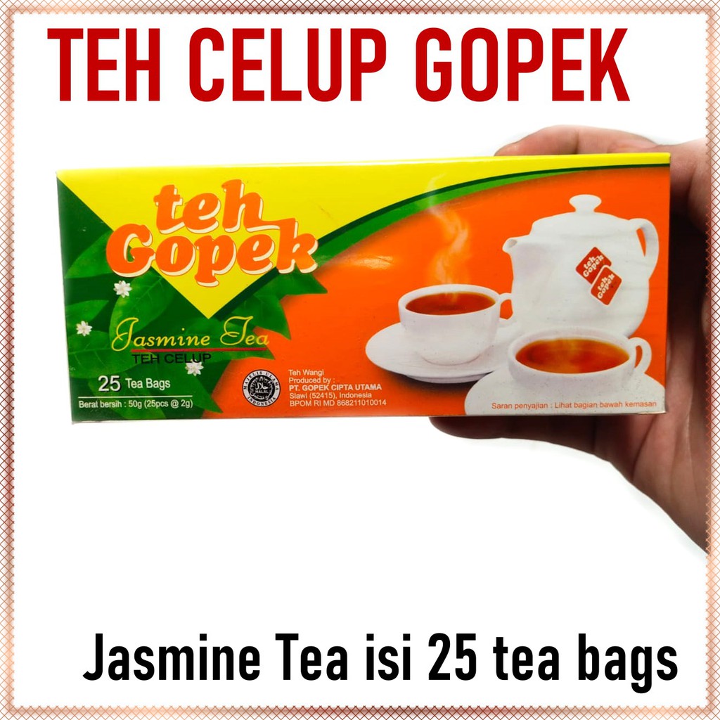 

Teh Gopek Celup Tea Bags isi 25 kantong (50gr)