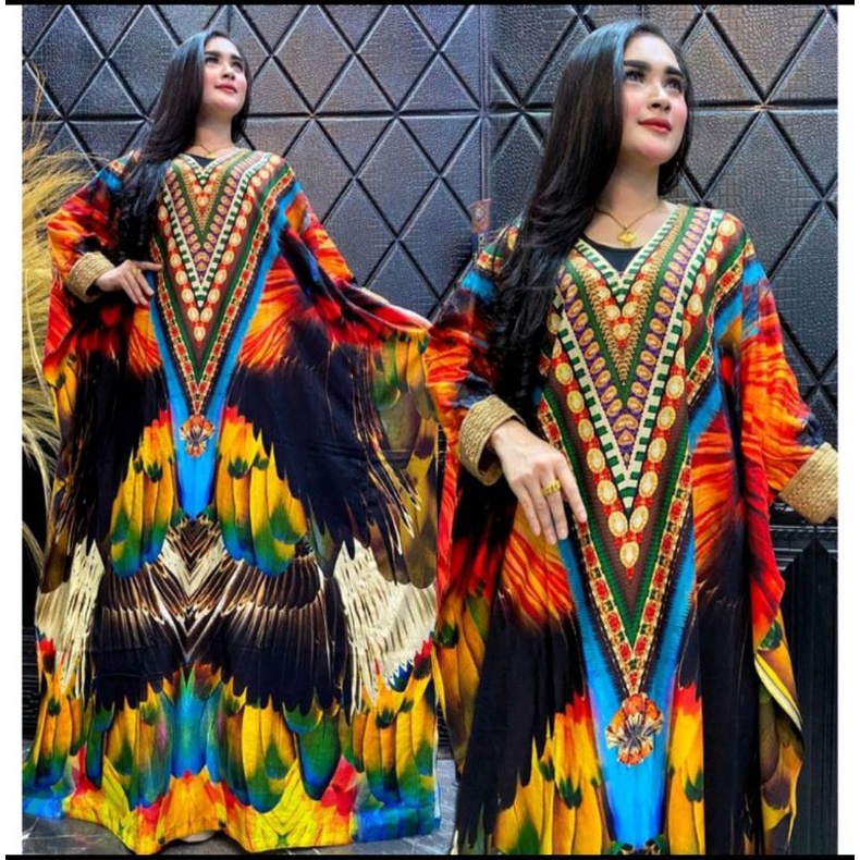 Gamis Longdress Jubah Jumbo Kaftan India Moza