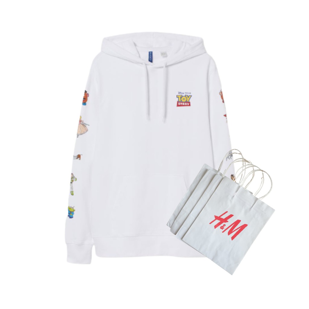 HOODIE H&M TOY STORY FREE PAPERBAG ORIGINAL - HOODIE ORIGINAL H&M - CREWNECK HNM ORIGINAL UNISEX