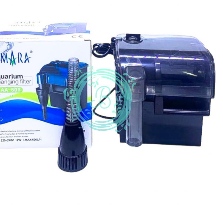Amara AA-503 Hang On Filter FIlter Gantung Aquarium Filter Samping Aquarium Amara AA 503 ♜