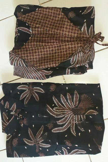 Batik Couple Keluarga Sania Ruffle Ori Ndoro Jowi Dnt