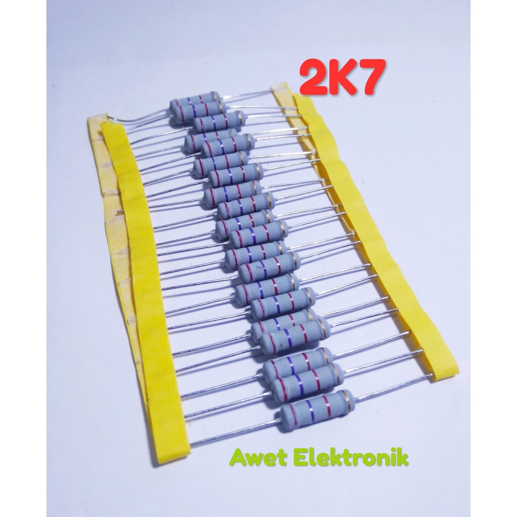 resistor 2k7 ohm 2 watt resistor 2k7 2w resistor 2K7 2W