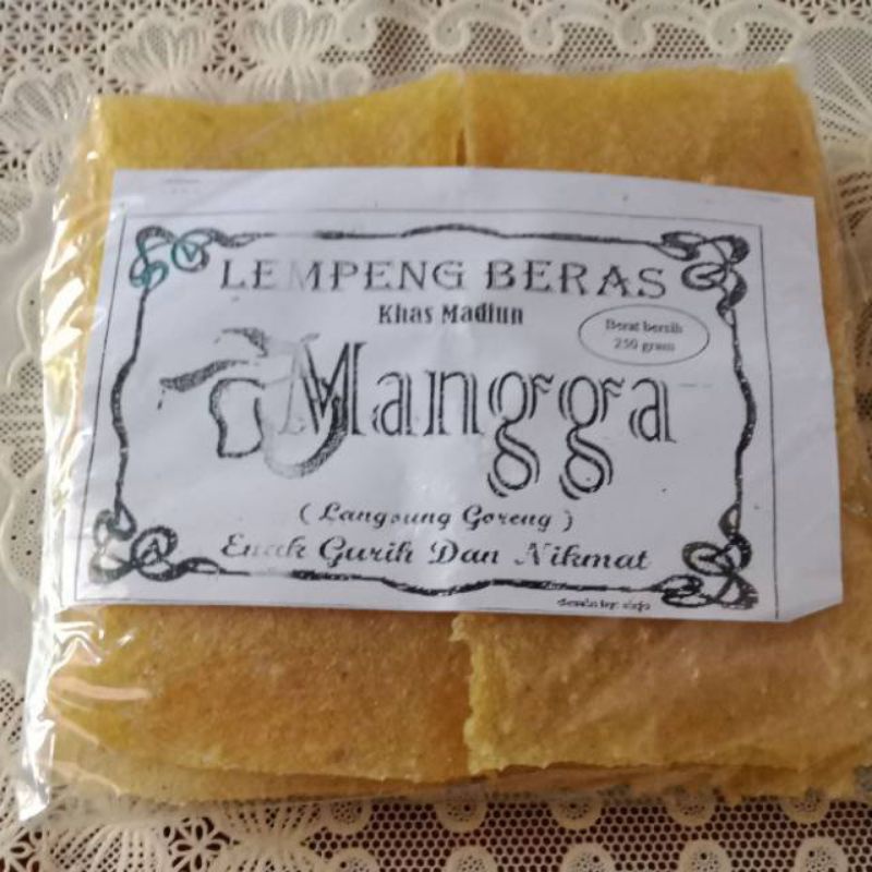 

250 gram lempeng beras asli kas kota Madiun