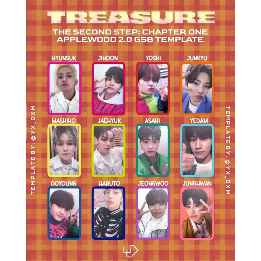 PC benefit Treasure Second Step Chapter one Applewood 2 EVERLINE junkyu haruto asahi (ready stock)