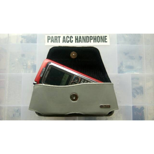 Sarung dompet samping pinggang nokia e90