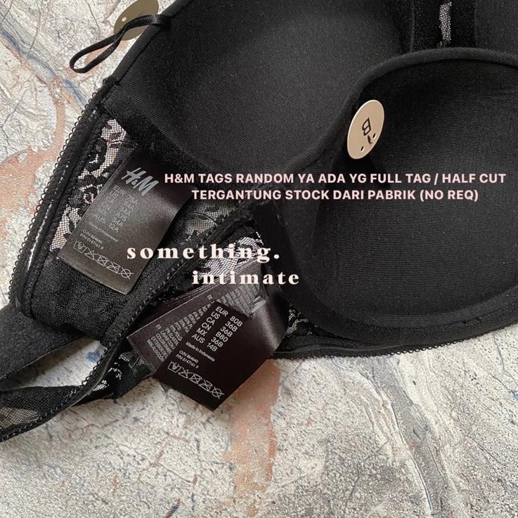 の H&M JAMIE Cotton Strapless Pushup Bra Kemben Push Up Bh Bandeau Jastip Hm Beha Katun 34A 34B 36B 3