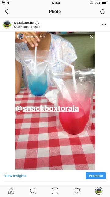 13x20 Standing Pouch/kemasan Berdiri Untuk Cairan | 250 Ml